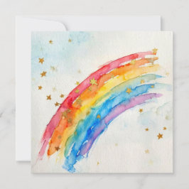 Regenbogen-Grußkarte. Karte