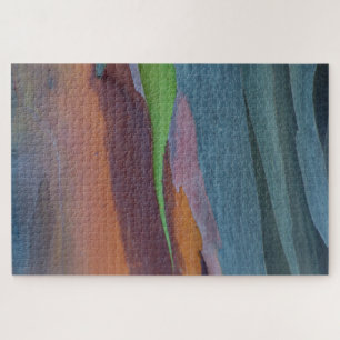 Regenbogen-Gummibaum abstrakt Puzzle