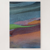 Regenbogen-Gummibaum abstrakt Puzzle (Vertikal)