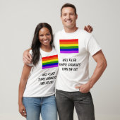 Regenbogen, gut gefüllte Tempelkleider schalten T-Shirt (Unisex)