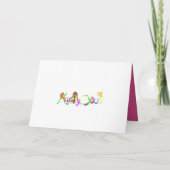 Regenbogen-Gymnastik durch Happy Juul Company Einladung (Rückseite)