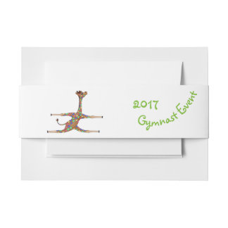 Regenbogen-Gymnastik durch Happy Juul Company Einladungsbanderole