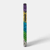 Regenbogen-Häkeldesign iPhone Hülle (Linke Seite)