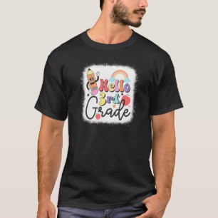 Regenbogen Hallo Dritte 3. Klasse Lehrer Erster Sc T-Shirt