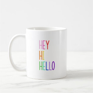 Regenbogen Hallo Kaffeetasse