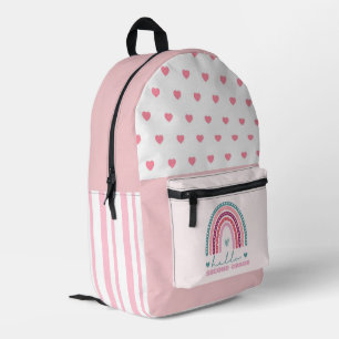 Regenbogen Hallo Zweite Klasse Bedruckter Rucksack