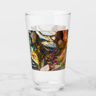 Regenbogen Hämatit Kristall Glas