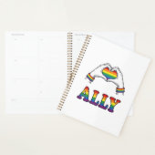 Regenbogen Hände Herz Vintage Pride Shirt Design Planer (Anzeige)