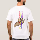 Regenbogen-heilender Regen T-Shirt (Rückseite)