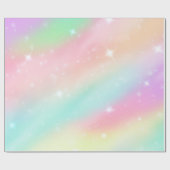 Regenbogen-Hell Geschenkpapier (Flach)