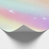 Regenbogen-Hell Geschenkpapier (Ecke)