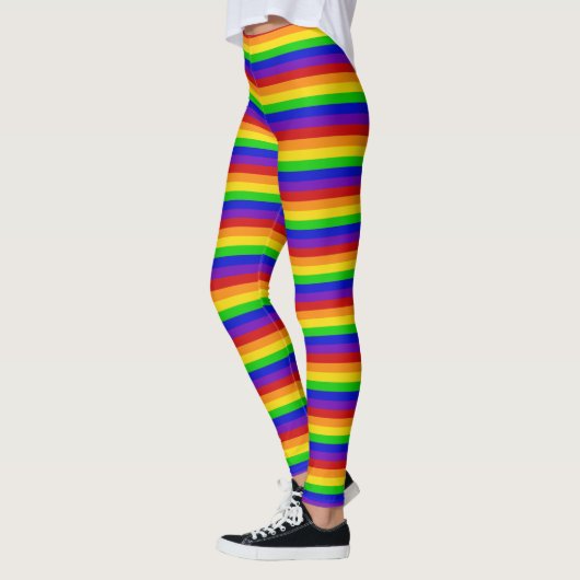 Regenbogen-helle glückliche Mode-Leggings Leggings (Links)