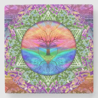 Regenbogen-Herz-Baum