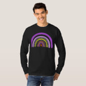Regenbogen-Herz-Boho-Doodle-T-Shirt T-Shirt (Vorne ganz)