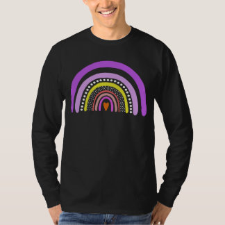 Regenbogen-Herz-Boho-Doodle-T-Shirt T-Shirt
