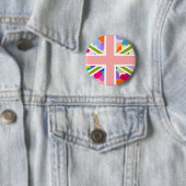 Regenbogen-Herz-Gewerkschafts-Jack Button (Beispiel)