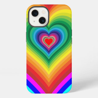 Regenbogen-Herz-Handyhülle iPhone 13 Hülle