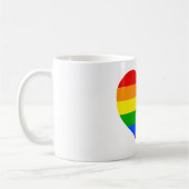 "REGENBOGEN-HERZ " KAFFEETASSE (Links)