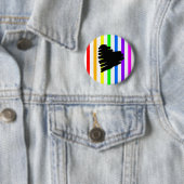 Regenbogen-Herz-Knopf Button (Beispiel)