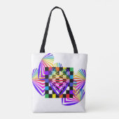 Regenbogen-Herz-Liebe-Sommer-bunte Taschen (Rückseite)