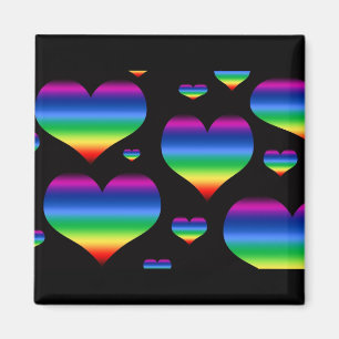 Regenbogen-Herz-Magnet Magnet