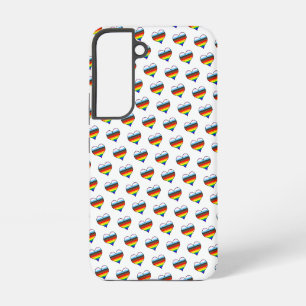 Regenbogen-Herz-Muster-Handyhülle Samsung Galaxy Hülle