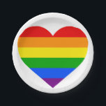 REGENBOGEN-HERZ " PAPPTELLER<br><div class="desc">REGENBOGEN-HERZ" Pappteller</div>