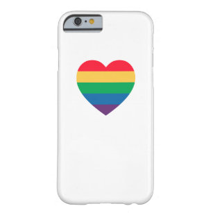 Regenbogen-Herz-Stolz iPhone 6 Fall Barely There iPhone 6 Hülle