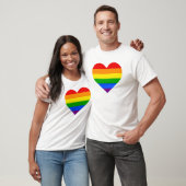 "REGENBOGEN-HERZ " T-Shirt (Unisex)