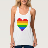 "REGENBOGEN-HERZ " TANK TOP (Vorderseite)