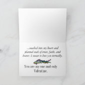 Regenbogen-Herz-Valentinstag-Karte (LGBTQ) Feiertagskarte (Innenseite)