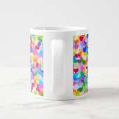 Regenbogen-HerzConfetti Jumbo-Tasse (Rückseite)