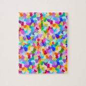 Regenbogen-HerzConfetti Puzzle (Vertikal)
