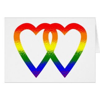 Regenbogen-Herzen