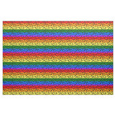 Regenbogen Herzmuster Stoff (Fat Quarter (45,7 x 55,9 cm))