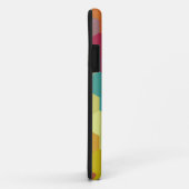 Regenbogen-Hexagon-Muster und Monogramm 2 Case-Mate iPhone Hülle (Hinten/Rechts)