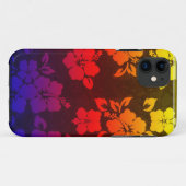 Regenbogen-Hibiskus iphone 5 Fall Case-Mate iPhone Hülle (Rückseite (Horizontal))