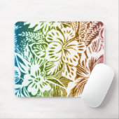 Regenbogen-Hibiskus Mousepad (Mit Mouse)