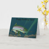 Regenbogen-Himmels-alles- Gute zum GeburtstagVater Karte (Gelbe Blume)