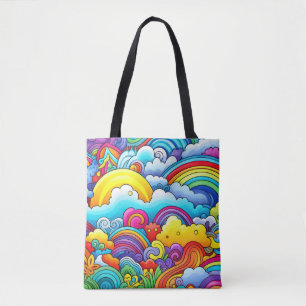 Regenbogen-Hintergründe Tasche