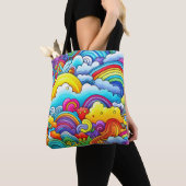 Regenbogen-Hintergründe Tasche (Von Nahem)