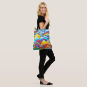 Regenbogen-Hintergründe Tasche (Am Model)