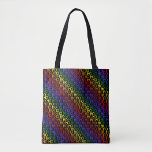 Regenbogen Ho Ho Ho Muster-Tasche Tasche