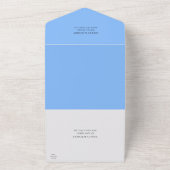 Regenbogen, Hoffnung und Glück, Hochzeit All In One Einladung (Außenbereich)