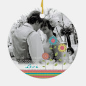 Regenbogen-hohe Keramikornament (Hinten)