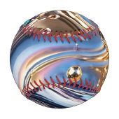 Regenbogen-Holografisches Chrom Baseball (Vorderseite)