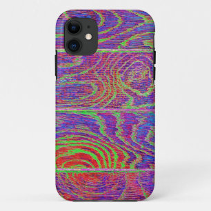 Regenbogen Holzparkett iPhone 11 Hülle