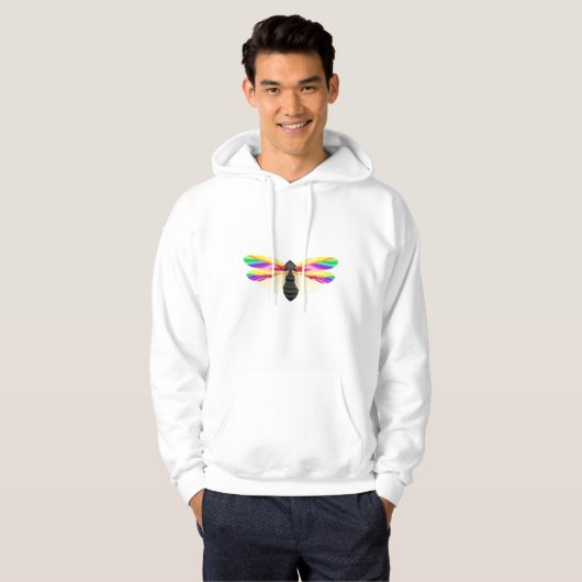 Regenbogen Hoodie (Vorne ganz)