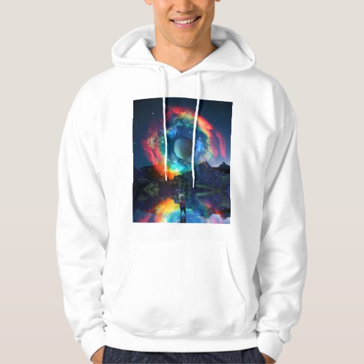 Regenbogen Hoodie (Vorderseite)