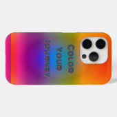 Regenbogen-Horizont Färbe deine Reise Case-Mate iPhone Hülle (Rückseite (Horizontal))